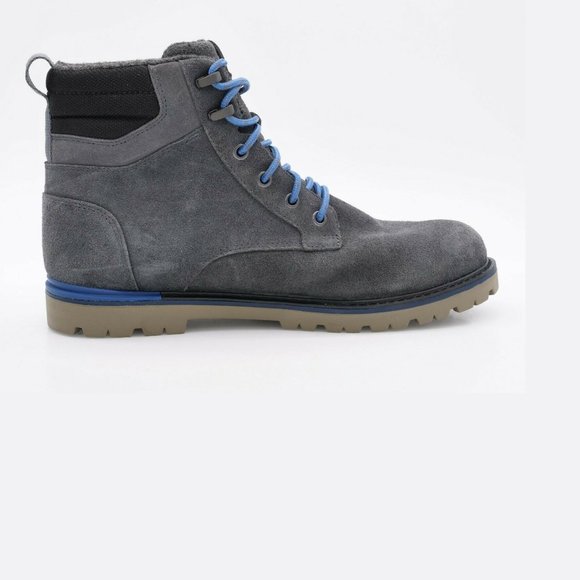 Toms Suede Lace Up Round Toe Combat Ankle Boots main image 7